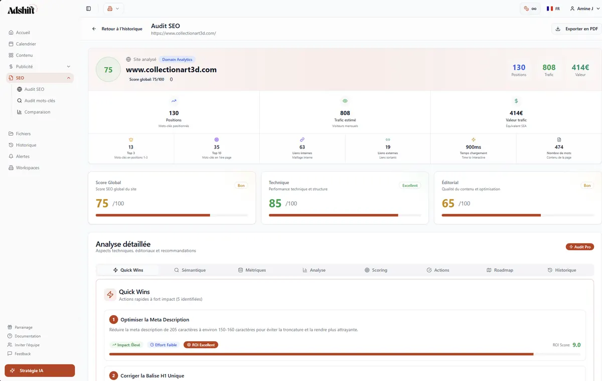 Audit SEO
